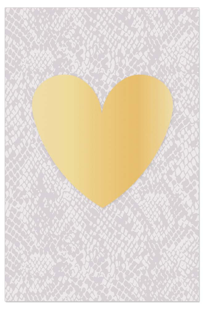 Carte de Voeux (Amour) - Coeur d'Or
