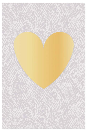 Greeting Card (Love) - Golden Heart