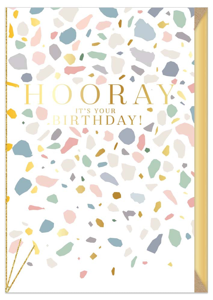 Carte de vœux (anniversaire) - Hourra ! C'est ton anniversaire!