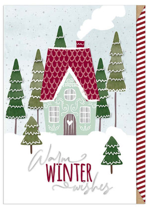 Greeting Card (Christmas) - Warm Winter Wishes
