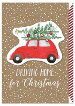 Greeting Card (Christmas) - Driving Home for Christmas (Organics)