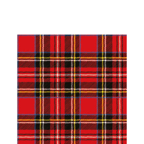 Cocktail Napkin - Scottish RED