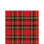 Cocktail Napkin - Scottish RED