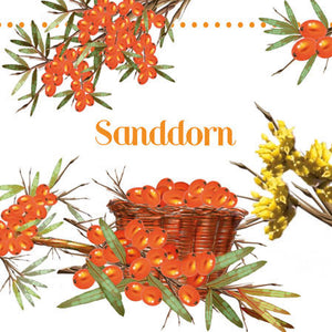 
                
                    Load image into Gallery viewer, Cocktail Napkin - Sea Buckthorn
                
            