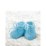 Cocktail Napkin - Baby Boy Booties