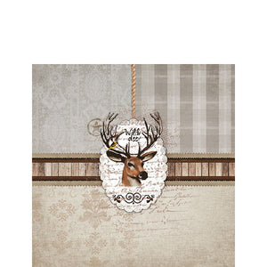 
                
                    Load image into Gallery viewer, Cocktail Napkin - Wild Deer
                
            