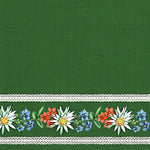 Cocktail Napkin - Bavarian Flowers GREEN