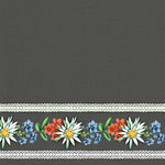 Cocktail Napkin - Bavarian Flowers GREY