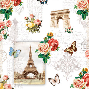 
                
                    Load image into Gallery viewer, Cocktail Napkin - Paris Monuments
                
            
