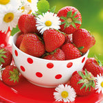 Cocktail Napkin - Strawberries in Bowl