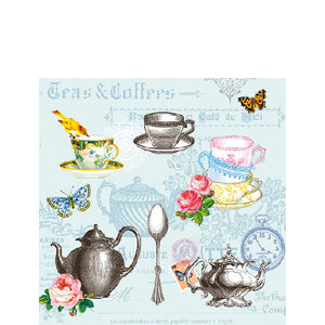 
                
                    Load image into Gallery viewer, Cocktail Napkin - Tea Mix BLUE
                
            