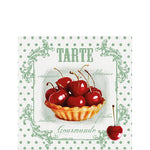 Cocktail Napkin - Tarte Red Cherries