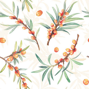 Cocktail Napkin - Sea Buckthorn