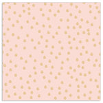 Serviette de table - Points dorés sur ROSE