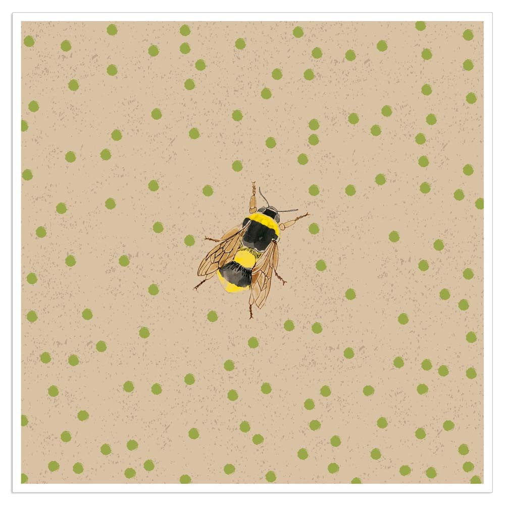 Lunch Napkin - Bee with Dots (ORGANICS)