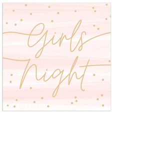 Cocktail Napkin - Girls Night Out PINK
