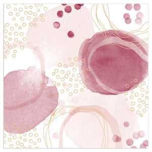 
                
                    Load image into Gallery viewer, Lunch Napkin - Abstract Art ROSE
                
            