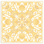 Serviette à Déjeuner - Beautiful Tile JAUNE