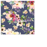 Serviette de Cocktail - Art Floral Printemps GRIS ARDOISE