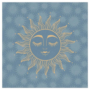 Serviette à Déjeuner - Sleepy Sun BLEU