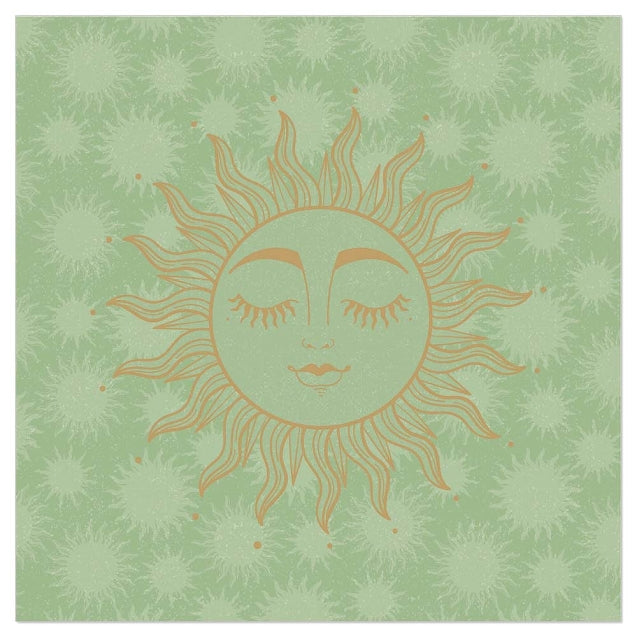 Serviette à Déjeuner - Sleepy Sun VERT