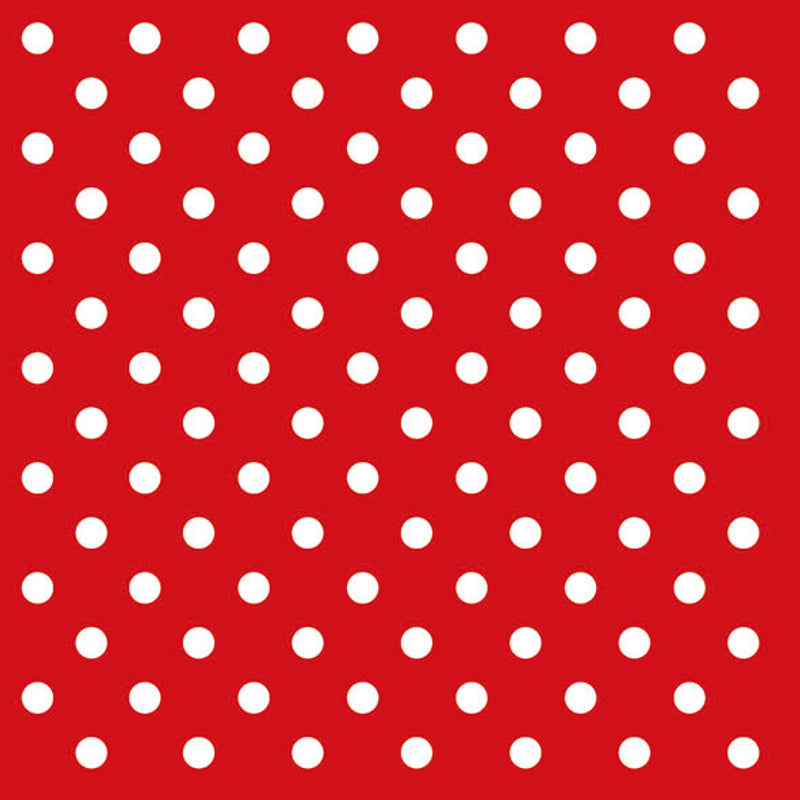 Lunch Napkin - Dots Red