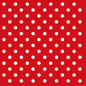 Lunch Napkin - Dots Red