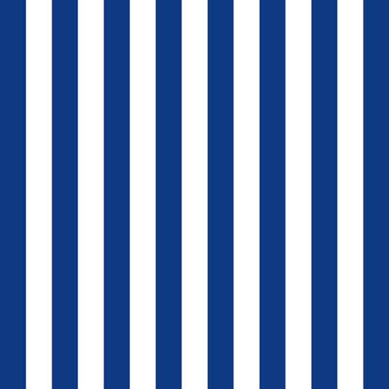 Lunch Napkin - Stripes Navy Blue