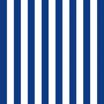 Lunch Napkin - Stripes Navy Blue