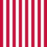 Lunch Napkin - Stripes Red