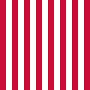 Lunch Napkin - Stripes Red