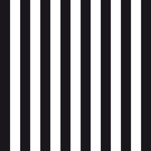 Lunch Napkin - Stripes Black