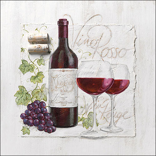 Lunch Napkin - Vino Rosso