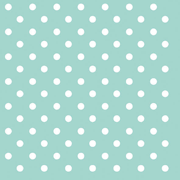 Lunch Napkin - Dots AQUA