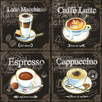 Lunch Napkin - Types Of Coffee