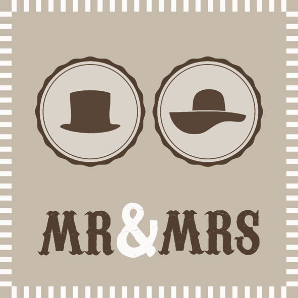 Lunch Napkin - Mr and Mrs SAND