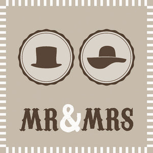 Serviette de table - Mr et Mme SAND