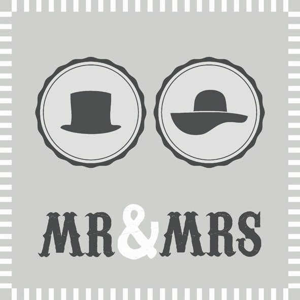Lunch Napkin - Mr and Mrs GREY