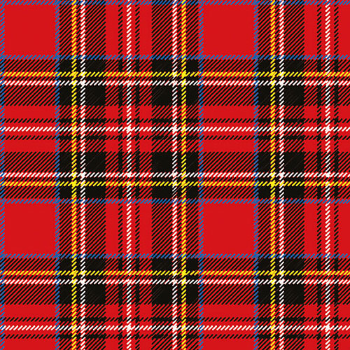 Lunch Napkin - Scottish RED