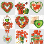 Lunch Napkin - Loving Hearts