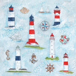 Lunch Napkin - Maritime Ornaments