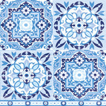 Lunch Napkin - Tiles BLUE