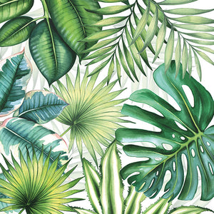 
                
                    Load image into Gallery viewer, Lunch Napkin - Tropical Leaves
                
            
