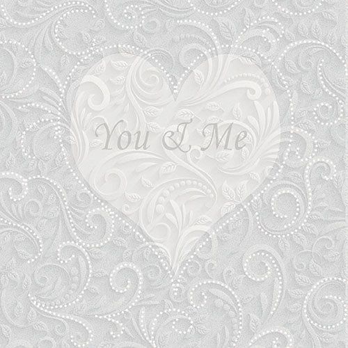 Lunch Napkin - You & Me CHAMPAGNE