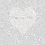 Lunch Napkin - You & Me CHAMPAGNE