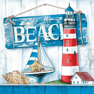 Lunch Napkin - To The Beach