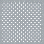 Lunch Napkin - Stripes Dots GREY