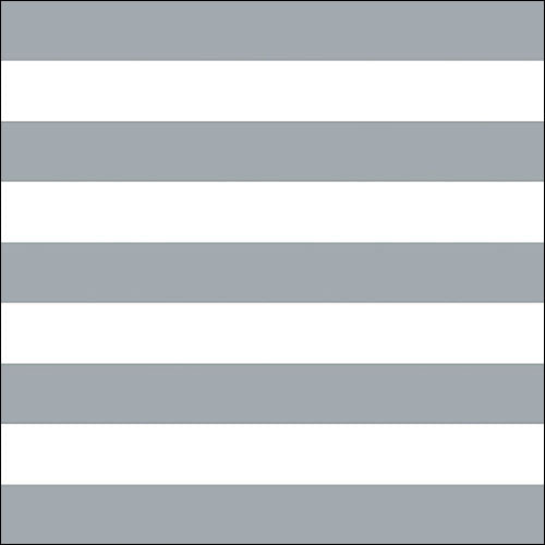 Lunch Napkin - Five Stripes GREY