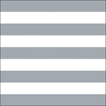 Lunch Napkin - Five Stripes GREY