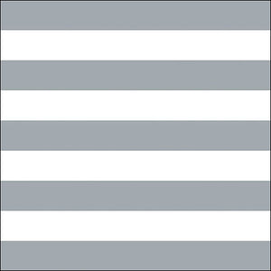 Lunch Napkin - Five Stripes GREY